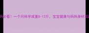 产后妈妈必看一个月科学减重8-12斤宝宝健康与妈妈身材双赢指南